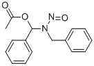 N-(alpha-acetoxybenzyl)-N-benzylnitrosamine Structural