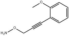 Hydroxylamine, O-[3-(2-methoxyphenyl)-2-propynyl]- (9CI) Structural