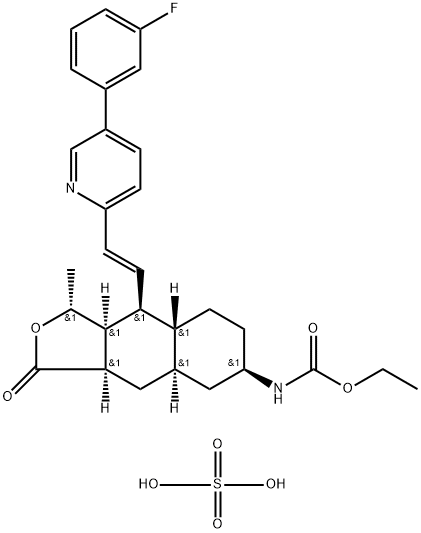 Vorapaxar Sulfate Structural