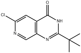 PYRIDO[3,4-D]PYRIMIDIN-4(3H)-ONE, 6-CHLORO-2-(1,1-DIMETHYLETHYL)-