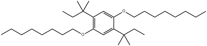 1,4-BIS(N-OCTYLOXY)-2,5-DI-T-PENTYLBENZENE Structural