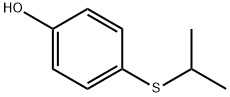 Phenol, 4-[(1-methylethyl)thio]- Structural