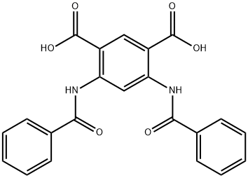 4,6-BIS(BENZOYLAMINO)-1,3-BENZENEDICARBOXYLIC ACID Structural