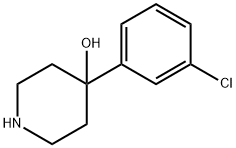 4-(3-CHLORO-PHENYL)-PIPERIDIN-4-OL Structural