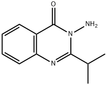 3-AMINO-2-ISOPROPYL-4(3 H)-QUINAZOLINONE Structural