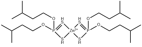 O,O-diisopentyl hydrogen dithiophosphate, zinc salt  Structural