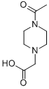 (4-ACETYL-PIPERAZIN-1-YL)-ACETIC ACID Structural