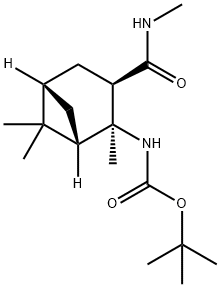 (1S,2S,3R,5S)-(2,6,6-TRIMETHYL-3-METHYLCARBAMOYL-BICYCLO[3.1.1]HEPT-2-YL)-CARBAMIC ACID TERT-BUTYL ESTER Structural