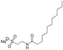 sodium 2-[(1-oxododecyl)amino]ethanesulphonate Structural