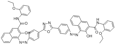 4,4'-[1,3,4-OXADIAZOLE-2,5-DIYLBIS(4,1-PHENYLENEAZO)] BIS[N-(2-ETHOXYPHENYL)3-HYDROXY-2-NAPHTHALENECARBOXAMIDE