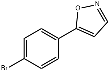 5-(4-BROMOPHENYL)ISOXAZOLE Structural