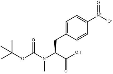 BOC-N-ME-P-NITRO-PHE-OH DCHA Structural