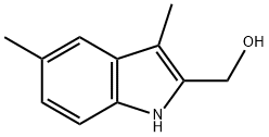 1H-Indole-2-methanol,3,5-dimethyl-(9CI) Structural