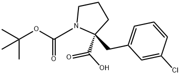 BOC-(S)-ALPHA-(3-CHLOROBENZYL)-PROLINE