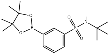 3-(tert-butylaMino)sulfonyl-phenylboronic acid pinacol ester Structural