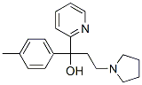 alpha-[2-(1-pyrrolidinyl)ethyl]-alpha-(p-tolyl)pyridine-2-methanol     