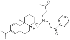 [1R-(1alpha,4abeta,10aalpha)]-4-[[[7-isopropyl-1,2,3,4,4a,9,10,10a-octahydro-1,4a-dimethylphenanthren-1-yl]methyl](3-oxo-3-phenylpropyl)amino]butan-2-one