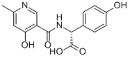 2-(4-Hydroxy-6-methylnicotinamido)-2-(4-hydroxyphenyl)acetic acid Structural