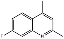 7-FLUORO-2,4-DIMETHYLQUINOLINE Structural