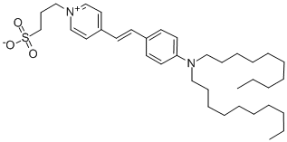 3-(4-((E)-2-[4-(DIDECYLAMINO)PHENYL]ETHENYL)-1-PYRIDINIUMYL)-1-PROPANESULFONATE