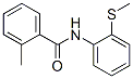 Benzamide, 2-methyl-N-[2-(methylthio)phenyl]- (9CI) Structural