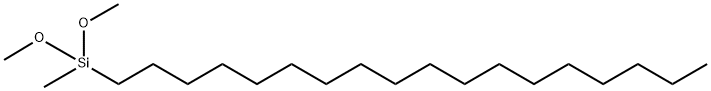 DIMETHOXYMETHYL-N-OCTADECYLSILANE Structural