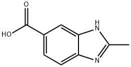 2-Methylbenzimidazole-5-carboxylic acid Structural