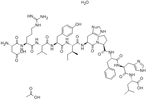 ANGIOTENSIN I HUMAN ACETATE HYDRATE Structural