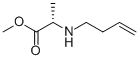 L-Alanine, N-3-butenyl-, methyl ester (9CI) Structural