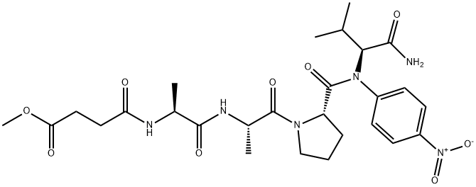 N-METHOXYSUCCINYL-ALA-ALA-PRO-VAL P-NITROANILIDE Structural