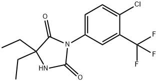 Hydantoin, 3-(4-chloro-alpha,alpha,alpha-trifluoro-m-tolyl)-5,5-diethy l-