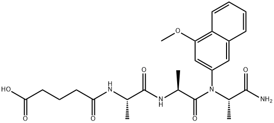 GLUT-ALA-ALA-ALA-4-METHOXY-2-NAPHTHYLAMINE