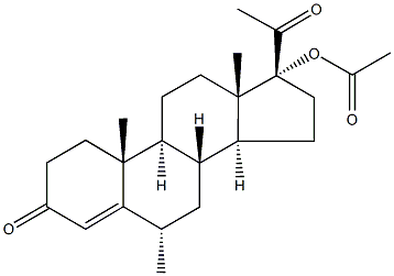 Medroxyprogesterone Acetate Structural Picture