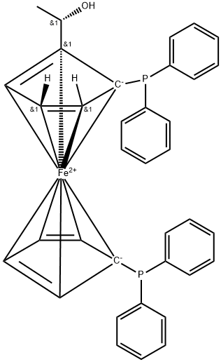 (S)-(R)-BPPFOH Structural