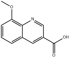 3-Quinolinecarboxylicacid,8-methoxy-(9CI) Structural