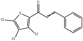 Propenone, 1-(2,3,4-trichloro-2-thienyl)-3-phenyl- Structural
