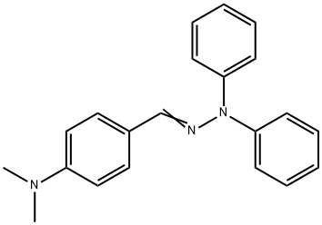 4-(DIMETHYLAMINO)BENZALDEHYDE DIPHENYLHYDRAZONE Structural