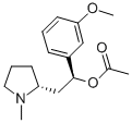 2-Pyrrolidineethanol, alpha-(3-methoxyphenyl)-1-methyl-, acetate (este r), (R*,S*)- Structural