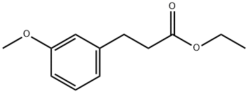 3-(3-METHOXY-PHENYL)-PROPIONIC ACID ETHYL ESTER Structural