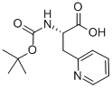 Boc-3-(2-pyridyl)-L-alanine Structural