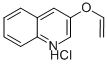 Quinoline, 3-(vinyloxy)-, hydrochloride Structural