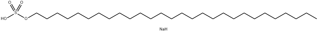 sodium octacosyl sulphate Structural