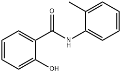 2-hydroxy-N-(2-methylphenyl)benzamide Structural