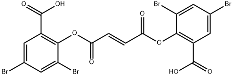 BIS(3,5-DIBROMOSALICYL) FUMARATE Structural