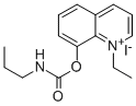 Quinolinium, 1-ethyl-8-hydroxy-, iodide, propylcarbamate Structural