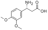 (R)-3-Amino-3-(3,4-dimethoxy-phenyl)-propionic acid Structural