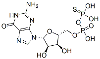 guanosine 5'-O-(2-thiodiphosphate) Structural