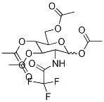 1,3,4,6-Tetra-O-acetyl-2-deoxy-2-trifluoracetamido-D-glucose Structural