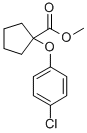 1-(p-Chlorophenoxy)cyclopentanecarboxylic acid, methyl ester