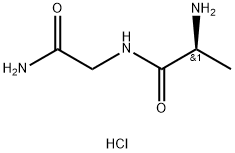 H-ALA-GLY-NH2 HCL Structural